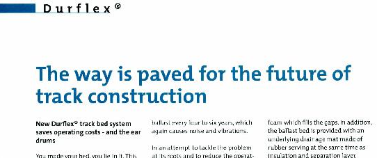 The way is paved for the future of track construction – Article in Hennecke INNOVATIONS No. 107